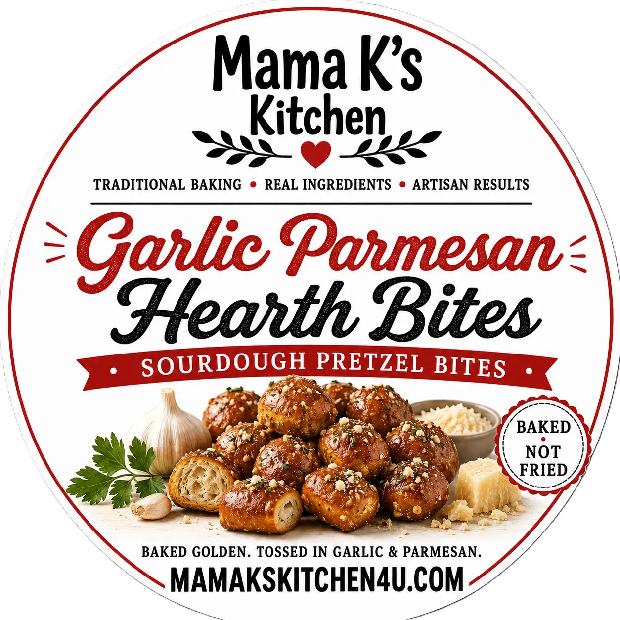 Garlic Parmesan Hearth Bites