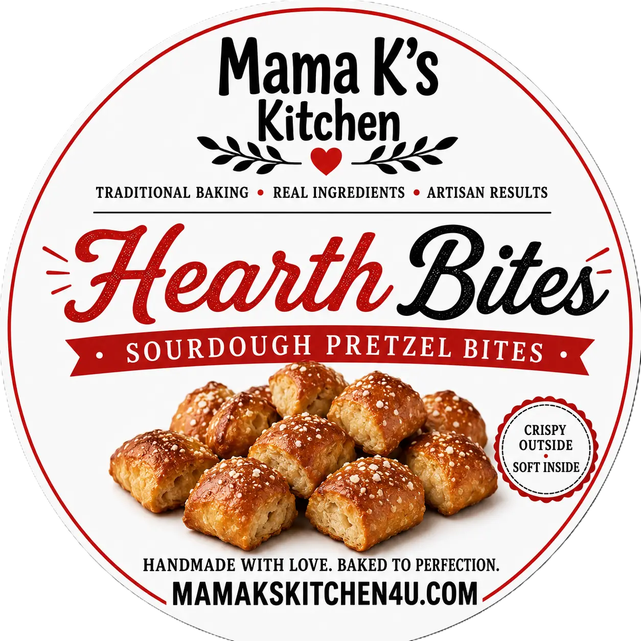Hearth Bites label